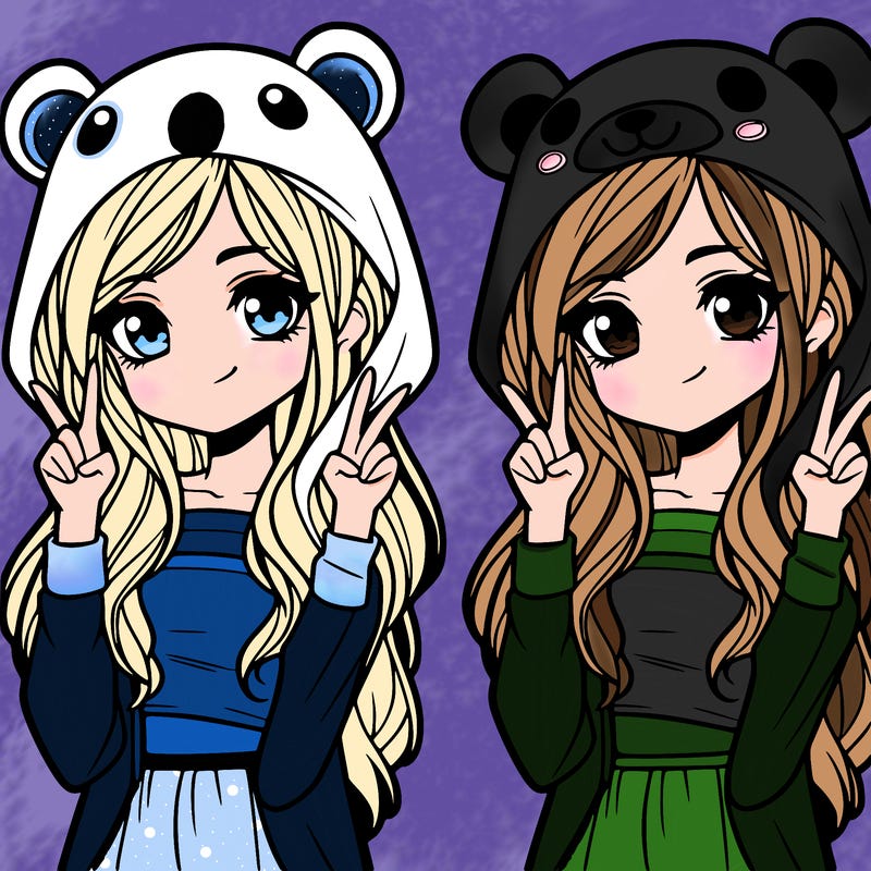 teen girl in animal costume