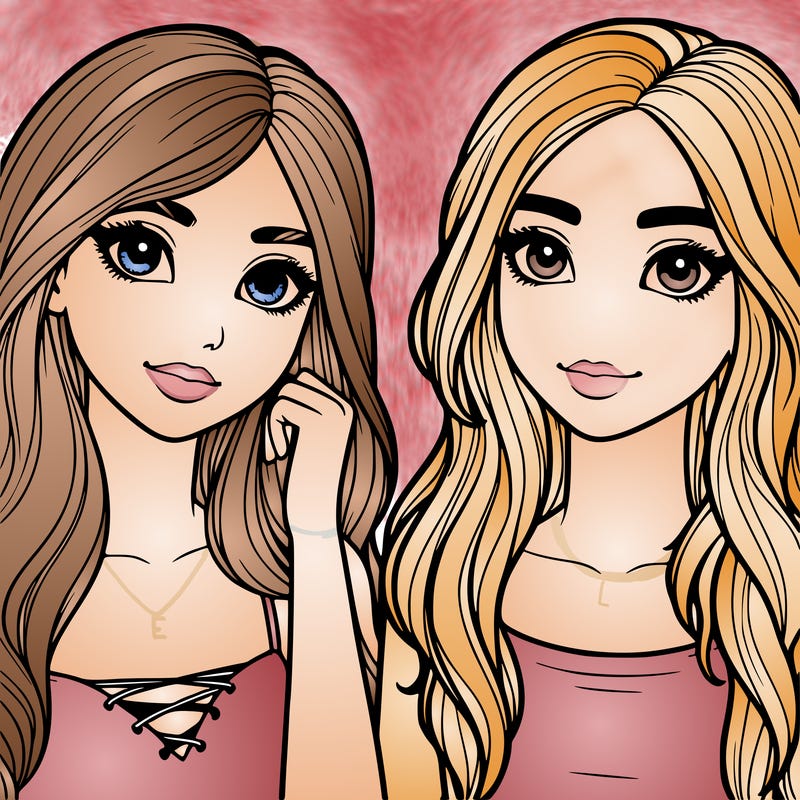 two realistic girls