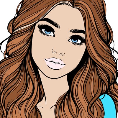 beautiful realistic girl