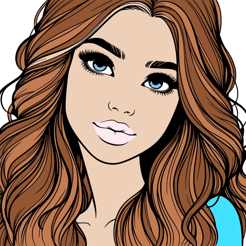 beautiful realistic girl