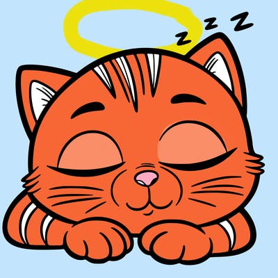 sleepy cat