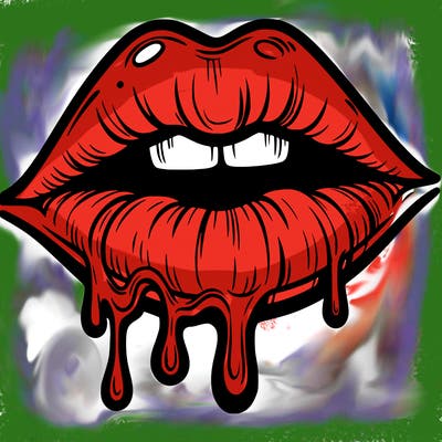 lips that look realistic and drip