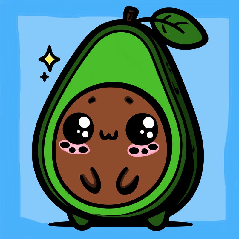 cute avocado