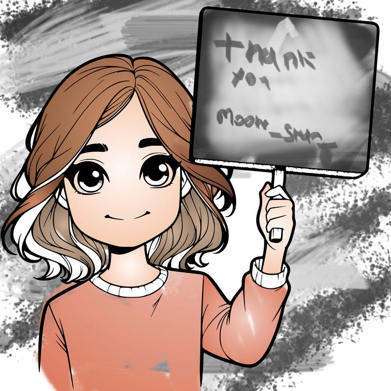 realistic girl holding up a sign