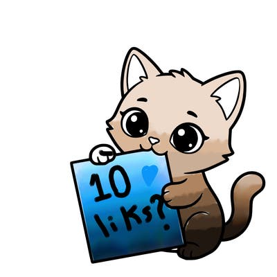 a small cat with a blank sheet of paper in its hand. the cat is sooooooo cute!