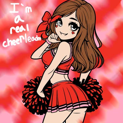 realistic cheerleader