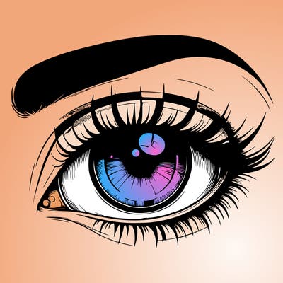 realistic eye