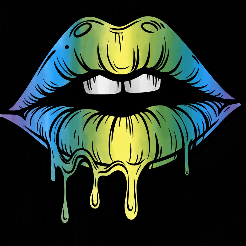 lips that look realistic and drip