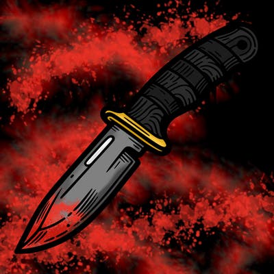 a knife