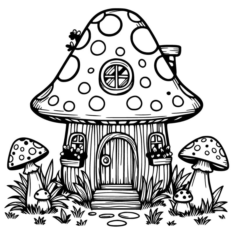 mushroom house