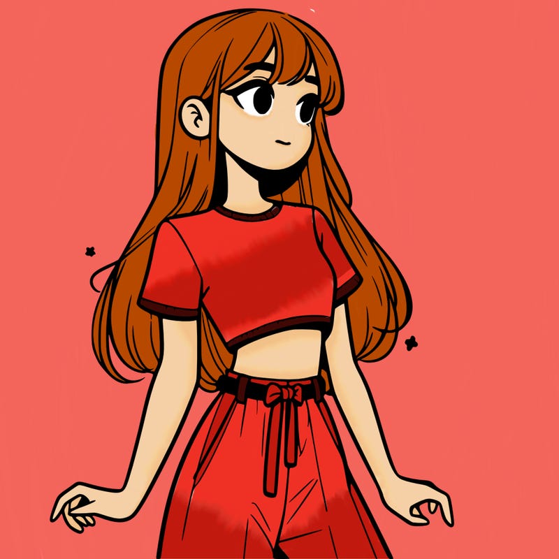 girl in a cute crop top