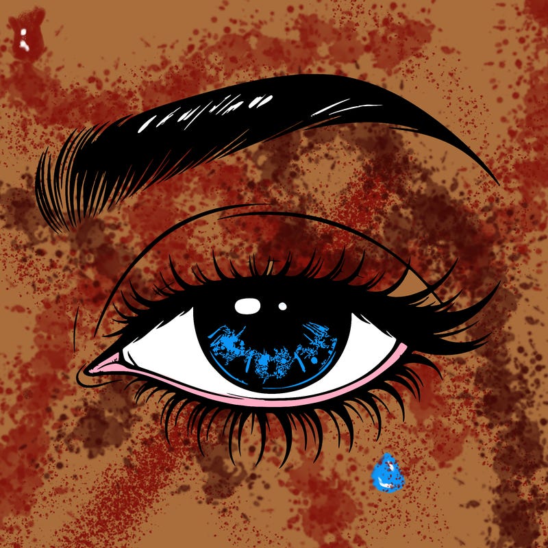 eye closed realistic