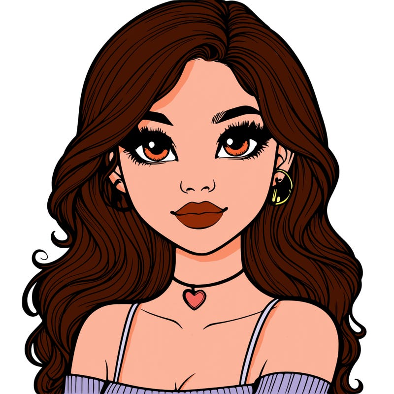 realistic pretty girl