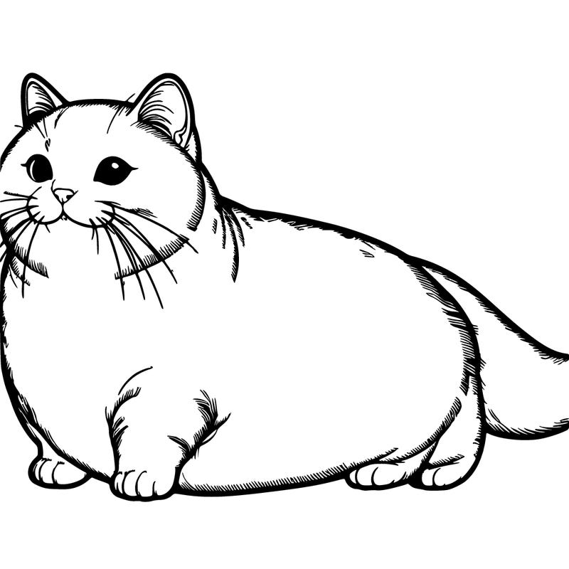 realistic fattest cat ever