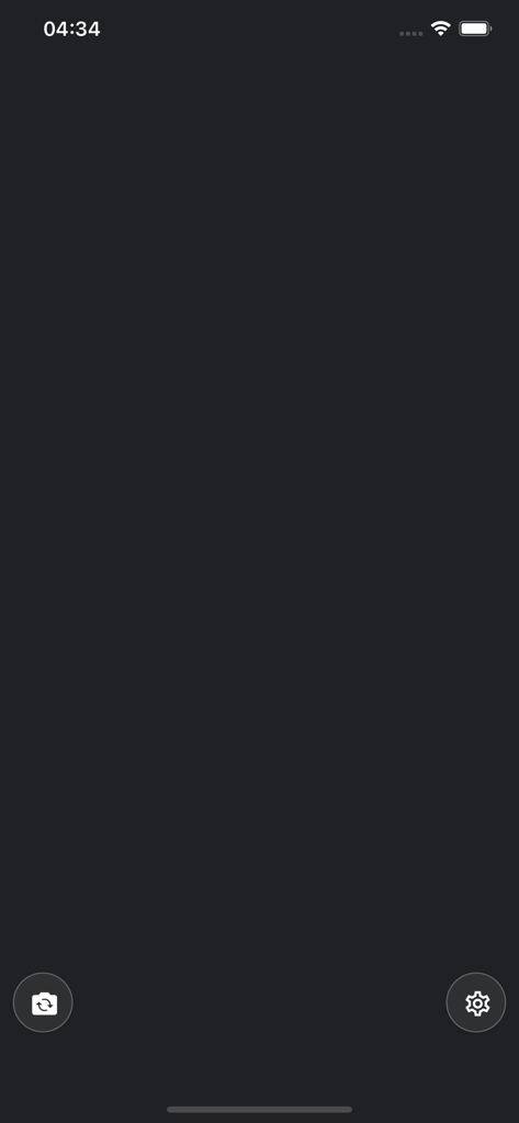 L'interfaccia minimalista della fotocamera dell'app Huapi per scattare foto autentiche e senza filtri