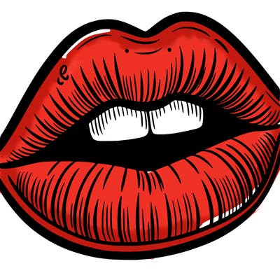 good looking lips
