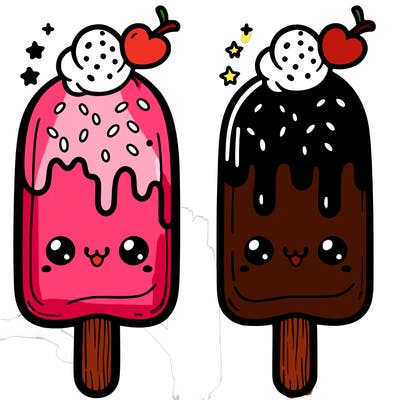 cute popsicle
