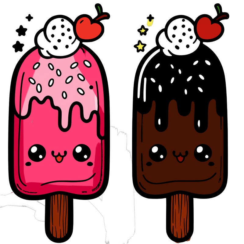 cute popsicle
