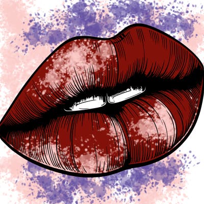 realistic lips