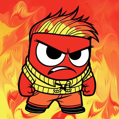 anger from inside out.