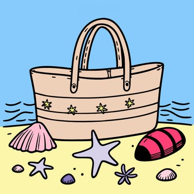 a beach bag