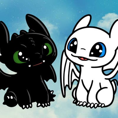 toothless and light fruy
