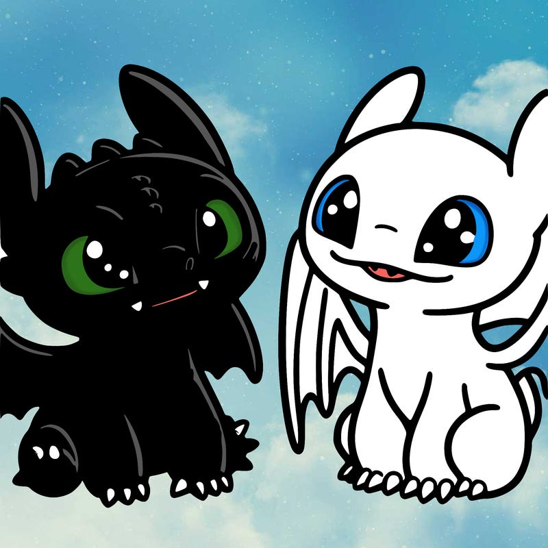 toothless and light fruy