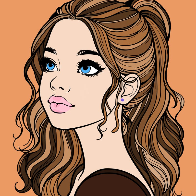 beautiful realistic girl