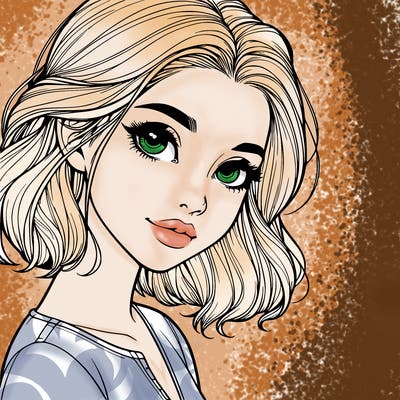 beautiful realistic girl