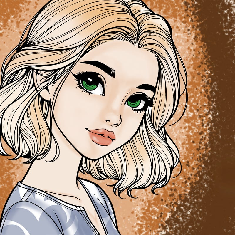 beautiful realistic girl