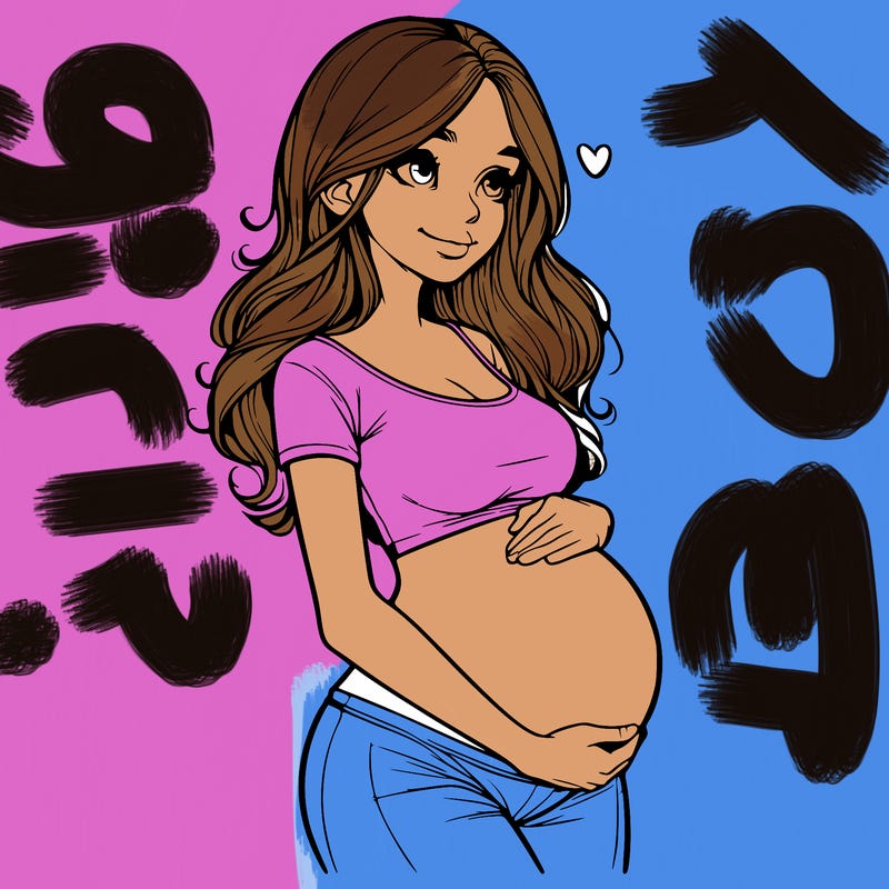 realistic pregnant girl