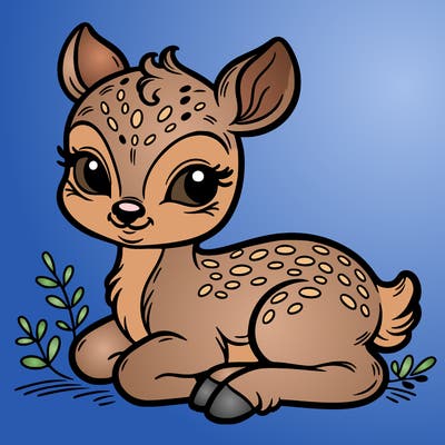 baby deer