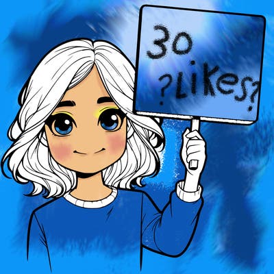 realistic girl holding up a sign