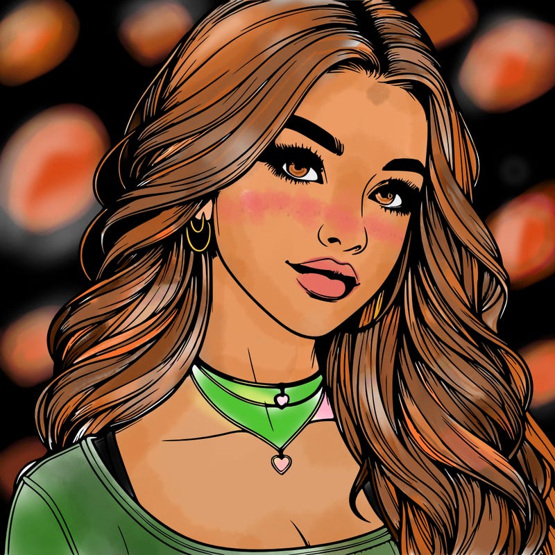 detailed realistic girl