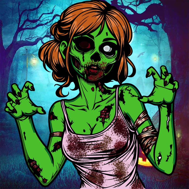 realistic zombie girl