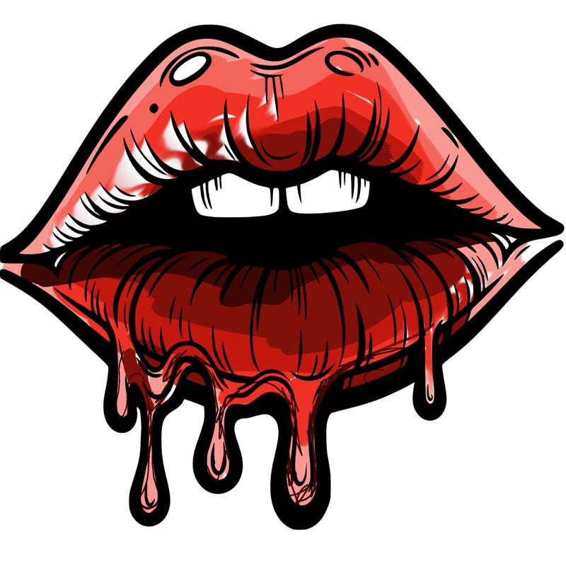 lips that look realistic and drip
