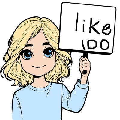 realistic girl holding up a sign