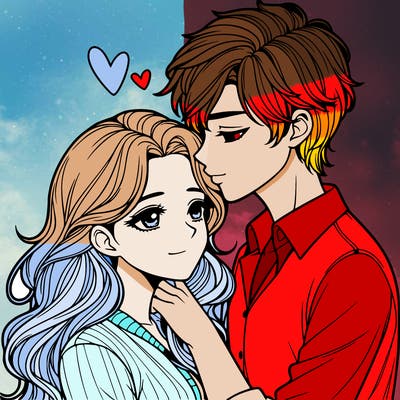 realistic boy and girl romance