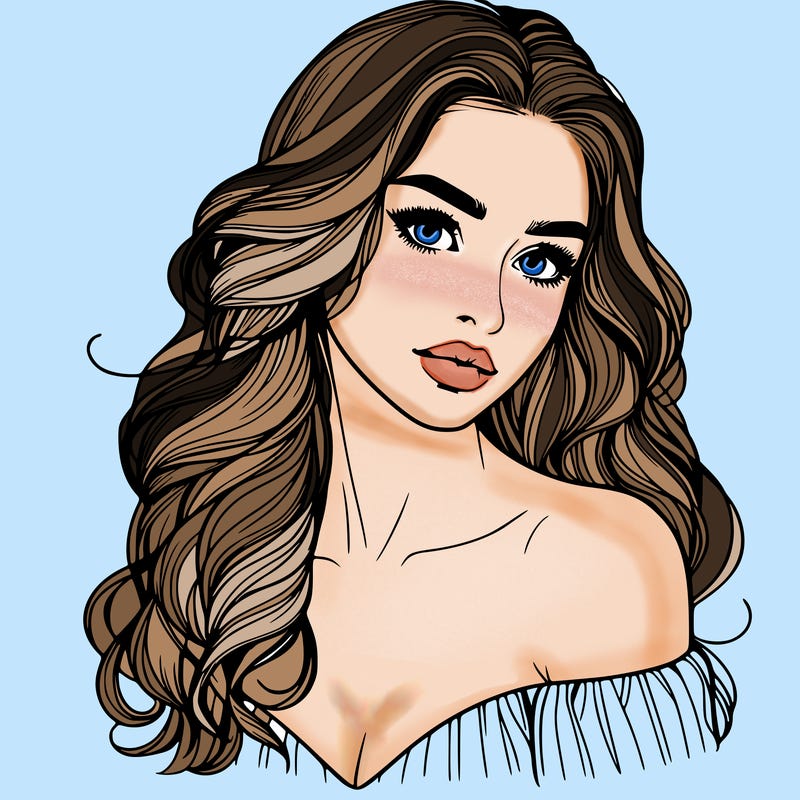 beautiful realistic girl