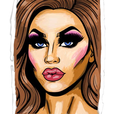 realistic drag queen