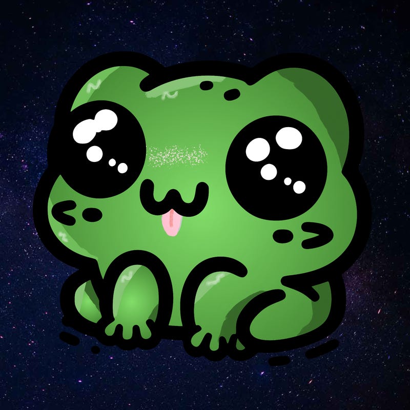 frog kawaii.