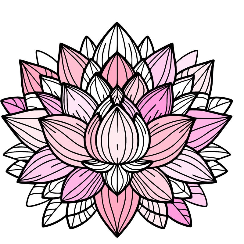 lotus flower mandala