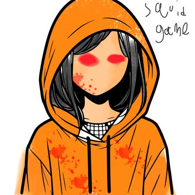 faceless girl in hoodie