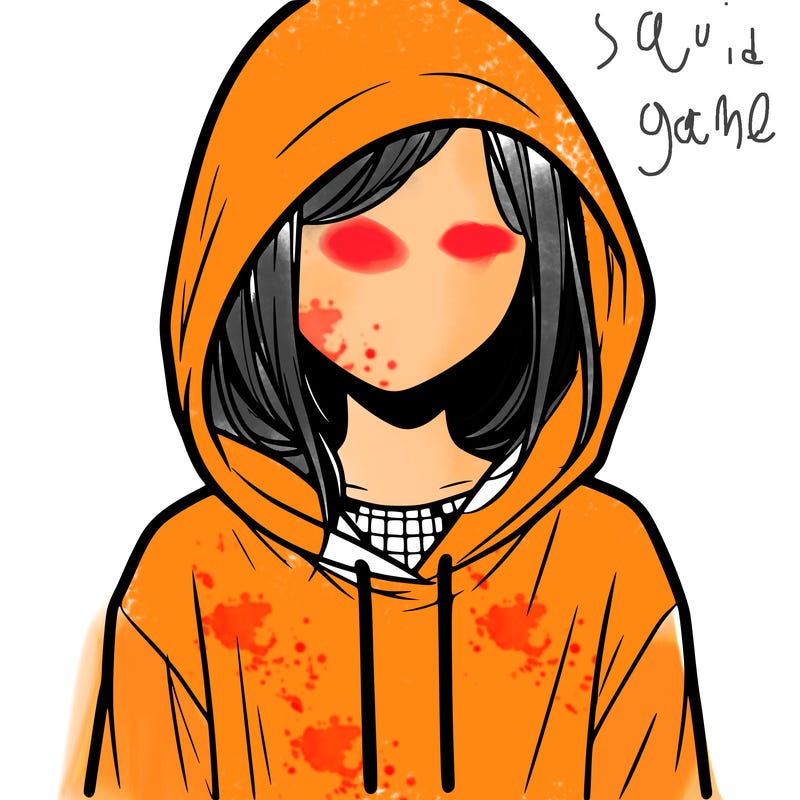 faceless girl in hoodie