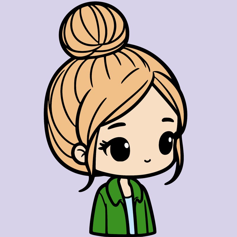 girl with bun