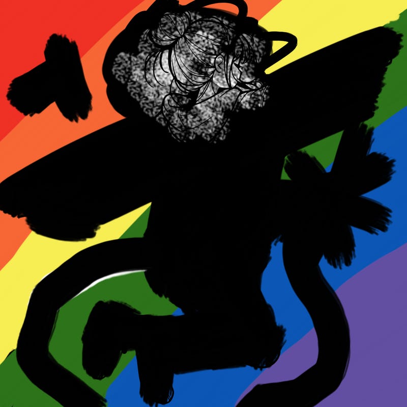 realistic girl jumping with a bun and oversized sweatshirt