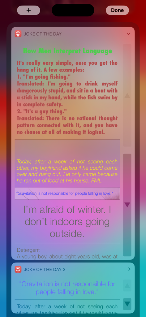 Joke of the Day Widget - Entertainment App | MWM