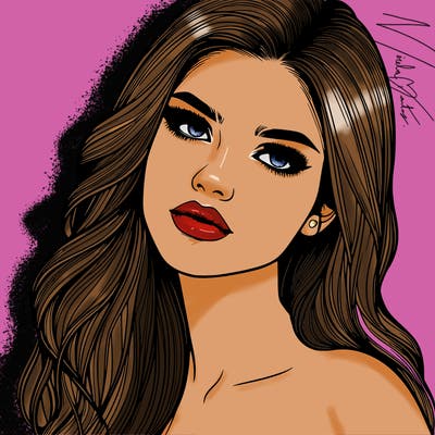 realistic girl model beautiful