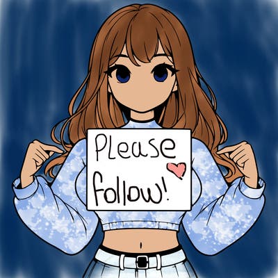 girl holding a blank sign in a long sleeve crop top