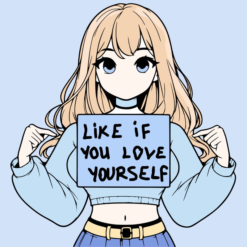 girl holding a blank sign in a long sleeve crop top